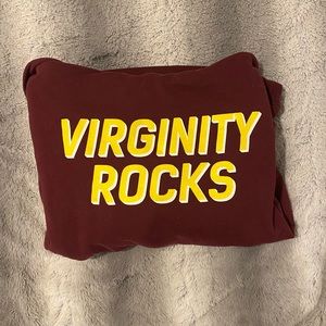 Burgundy Virginity Rocks Hoodie